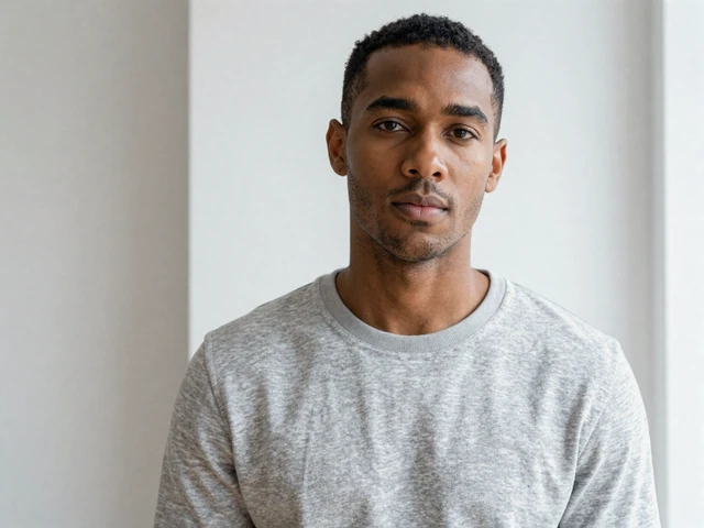 Samir, 40, calm member portrait for the inclusive dating app small penis men space